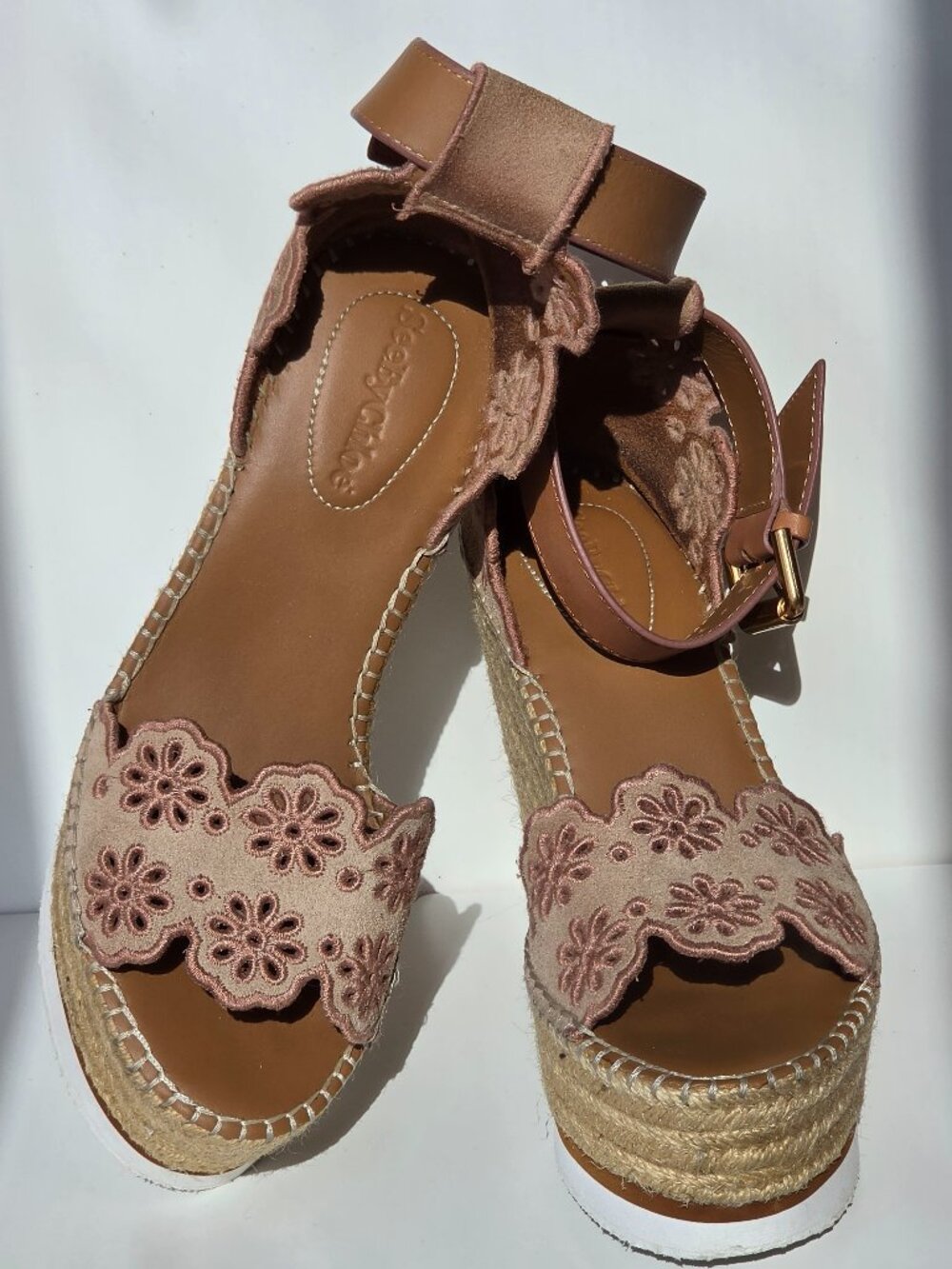 See by Chloé Glyn Wedge Espadrilles - Picture 8 of 14